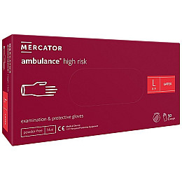 Перчатки латексные Mercator Medical 50 шт L (0495)