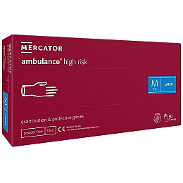 Перчатки латексные Mercator Medical 50 шт М (0497)
