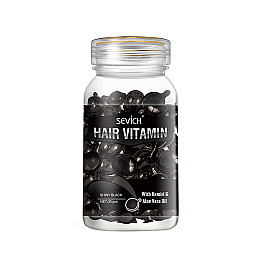 Витаминные капсулы для темных волос Sevich Hair Vitamin маслом Кукуи и Алоэ Вера защита от солнца 30 шт