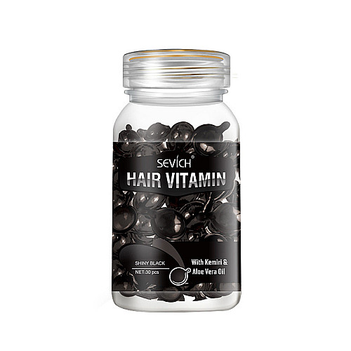 Витаминные капсулы для темных волос Sevich Hair Vitamin маслом Кукуи и Алоэ Вера защита от солнца 30 шт