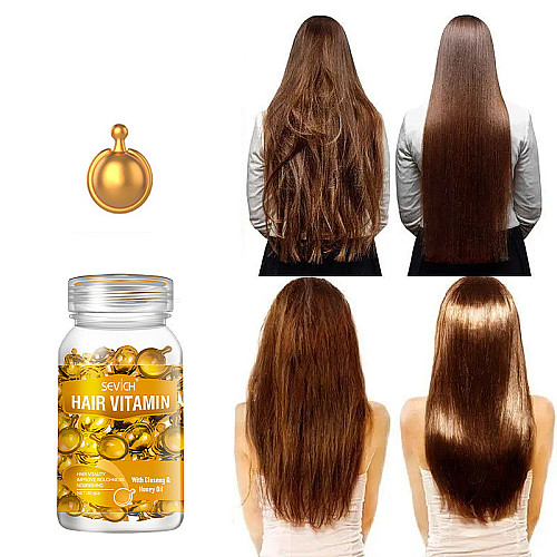Вітамінні капсули Sevich Hair Vitamin для живлення ламких волосся 30 шт оранжеві