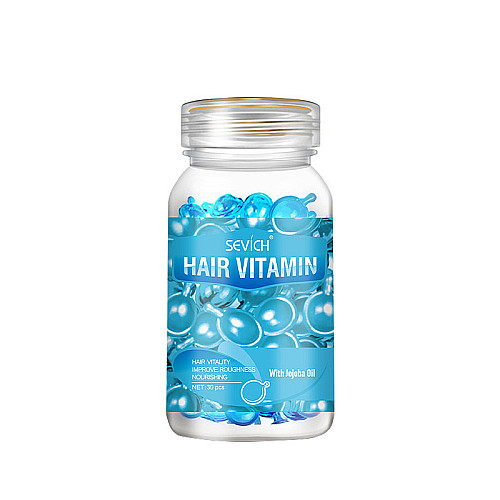 Витаминные капсулы для волос Sevich Hair Vitamin глубокое восстановление и блеск синие 30шт