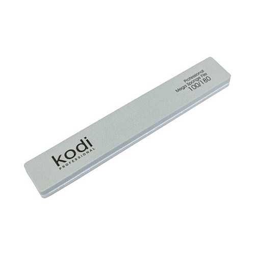 Пилка-бафф для нігтів прямокутної форми Kodi Professional №160 100/180 (00-00065134)