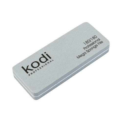 Мини-пилка-бафф для ногтей прямоугольной формы Kodi Professional №172 180/180 (00-00065146)