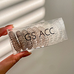 Набір резинок для волосся ANbeauty 9 шт Коричневий (AN0103221)