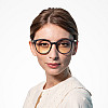 Очки для компьютера LuckyLOOK Blue blocker Панто Черный (549-326)
