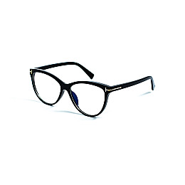 Очки для компьютера женские LuckyLOOK Blue blocker Кітті Черный (549-371)