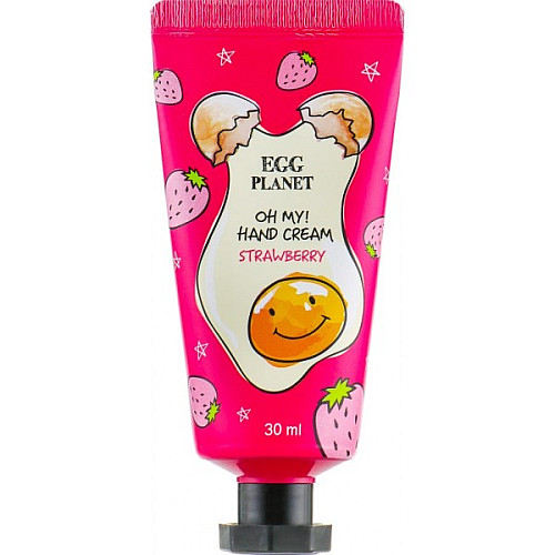 Крем для рук с ароматом клубники Daeng Gi Meo Ri Egg Planet Hand Cream Strawberry 30 мл (8807779088879)