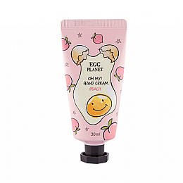 Крем для рук с ароматом персика Daeng Gi Meo Ri Egg Planet Hand Cream Peach 30 мл (8807779088862)