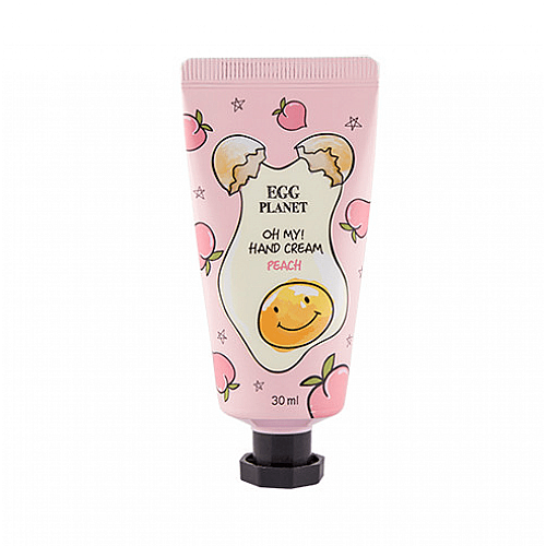 Крем для рук с ароматом персика Daeng Gi Meo Ri Egg Planet Hand Cream Peach 30 мл (8807779088862)