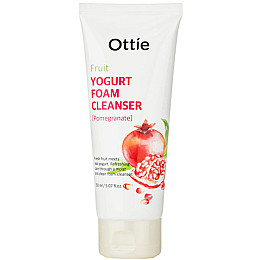 Очищувальна пінка для вмивання з гранатовим йогуртом Ottie Fruits Yogurt Foam Cleanser Pomegranate 150 мл (8809276011992)