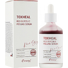 Кислотный пилинг-серум Esthetic House Toxheal Red Glycolic Peeling Serum 100 мл (8809450012173)