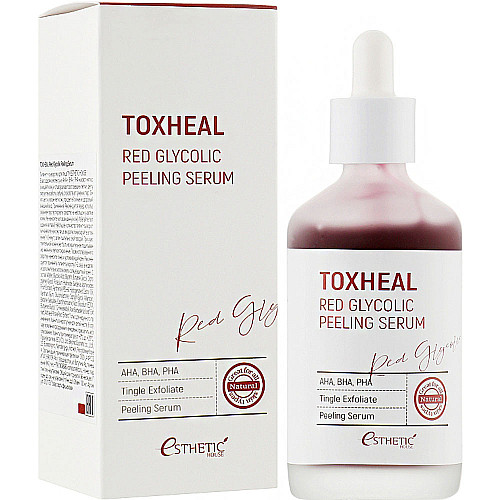 Кислотний пілінг-серум Esthetic House Toxheal Red Glycolic Peeling Serum 100 мл (8809450012173)