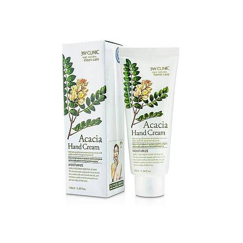 Увлажняющий крем для рук Акация 3W Clinic Moisturizing Acacia Hand Cream 100 мл (8809317284330)