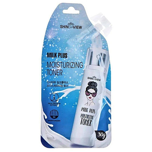 Тонер для обличчя Shinsiaview Milk Plus Moisturizing Toner 30 г (8809674180030)