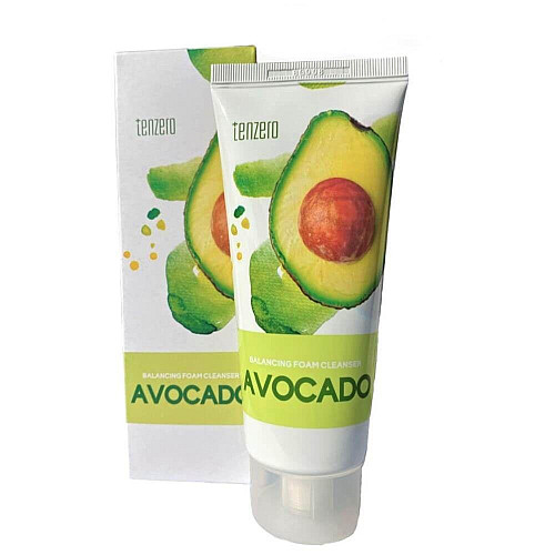 Пінка для вмивання з авокадо Tenzero Balancing Foam Cleanser Avocado 100 мл (8809628882461)