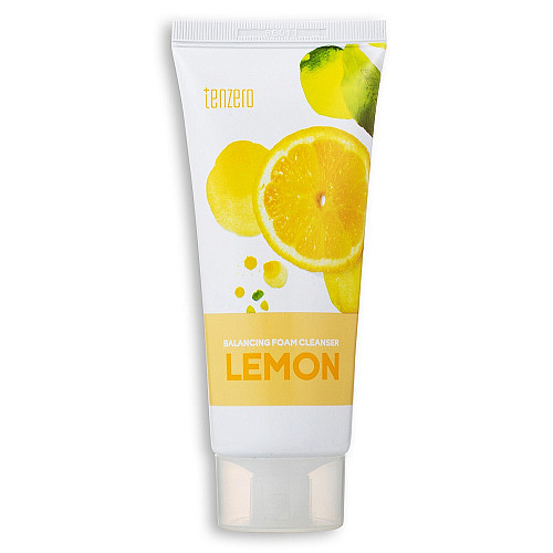 Освітлювальна пінка для вмивання Tenzero Balancing Foam Cleanser Lemon 100 мл (8809628882508)