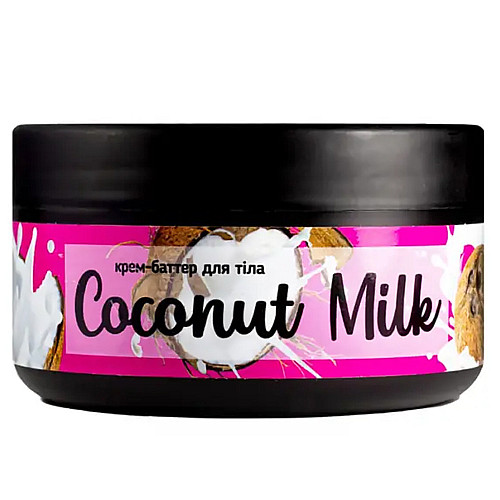 Крем-баттер для тела парфюмированный Top Beauty Coconut Milk 250 мл (4820169180759)