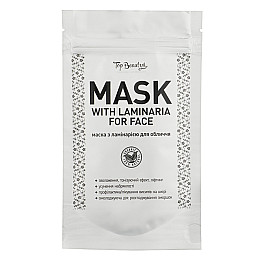 Альгінатна маска для обличчя з ламінарією Top Beauty Mask With Laminaria For Face 35 г (4820169180974)