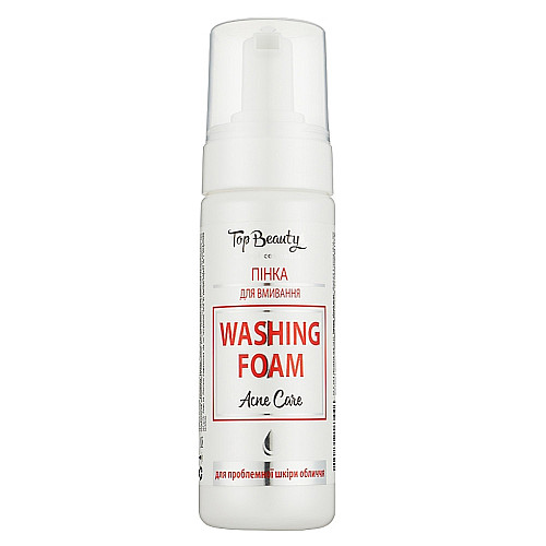 Пенка для умывания для проблемной кожи лица Top Beauty Washing Foam Acne Care 150 мл (4820169180113)