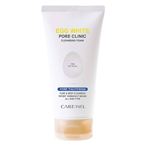 Пінка для вмивання Carenel Egg White Pore Clinic Cleansing Foam 150 мл (8809326335078)