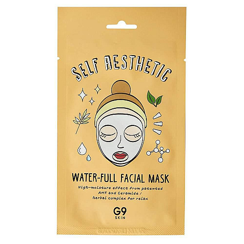 Набір зволожуючих масок G9SKIN Self Aesthetic Water-Full Facial Mask 23 мл 5 шт (8809211654581)