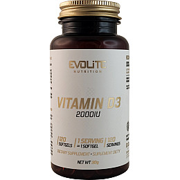 Вітамін D3 Evolite Nutrition Вітамін D3 2000 МЕ 120 капсул (28345)