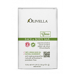 Мыло для лица и тела Olivella на основе оливкового масла 150 г
