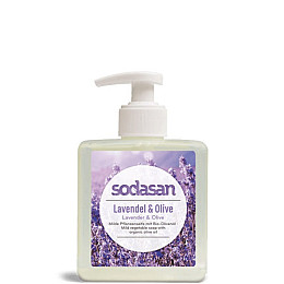 Жидкое органическое мыло Sodasan Lavender-Olive успокаивающее с лавандовым и оливковым маслами 300 мл