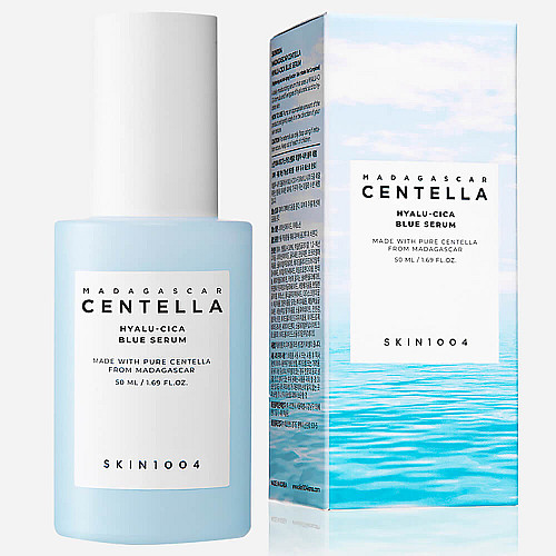 Увлажнююча сироватка для обличчя SKIN1004 Madagascar Centella Hyalu-Cica Blue Serum 50 мл