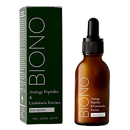 Антивіковий сироватка для обличчя Biono Antiage Peptides & Laminaria Extract 30 мл