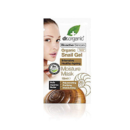Увлажнююча маска Dr. Organic з муцином равлика 10 мл