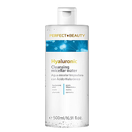 Міцелярна вода очищуюча для обличчя з гіалуроновою кислотою Farmona Perfect Beauty 500 мл