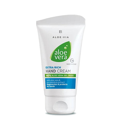 <p>Поживний крем для зволоження та захисту сухої шкіри рук LR Aloe Vera 75 мл (20613)</p>
