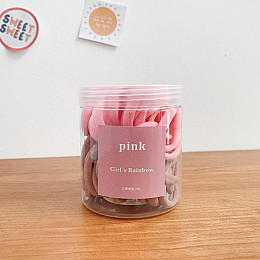 Набір резинок для волосся ANbeauty 50 шт Рожевий (AN0103208)