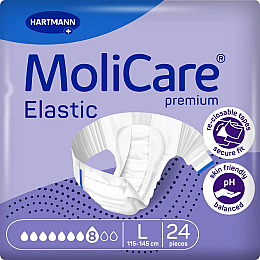 Подгузники для дорослих Paul Hartmann MoliCare Premium Elastic L 24 шт
