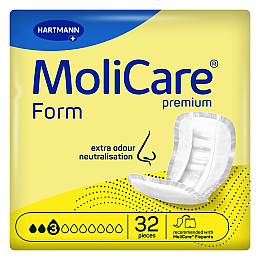 Прокладки анатомічної форми Paul Hartmann MoliCare Premium Form 3 краплі 32 шт