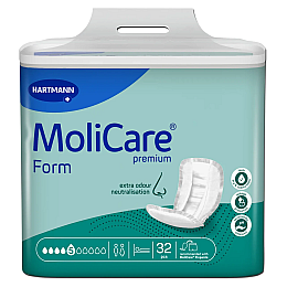 Прокладки анатомічної форми Paul Hartmann MoliCare Premium Form 5 крапель 32 шт