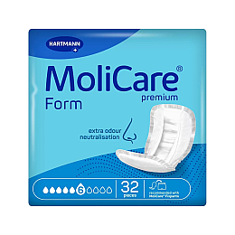 Прокладки анатомічної форми при нетриманні Paul Hartmann MoliCare Premium Form 6 крапель 32 шт