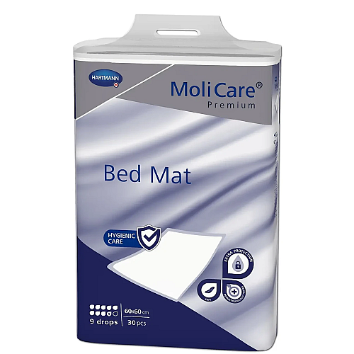 Пеленки Paul Hartmann MoliCare Premium Bed Mat 60x60 см с суперабсорбентом 9 капель 30 шт