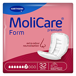 Прокладки при недержанні сечі та калу Paul Hartmann MoliCare Premium Form 7 крапель 32 шт