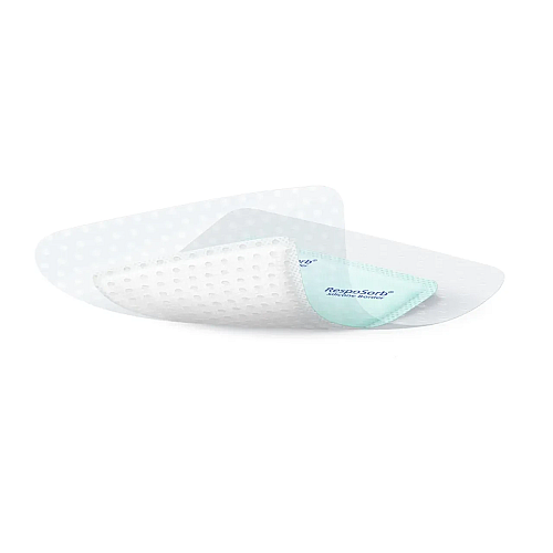 Повязка самоклеящаяся с суперабсорбирующим полимером Paul Hartmann RespoSorb Silicone Border 10х10 см 1 шт