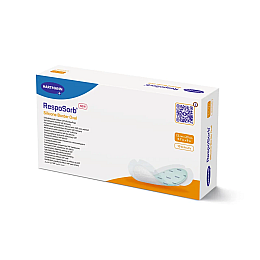 Самоклеящаяся повязка с суперабсорбирующим полимером Paul Hartmann RespoSorb Silicone Border Oval 12х23 см