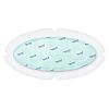 Самоклеящаяся повязка с суперабсорбирующим полимером Paul Hartmann RespoSorb Silicone Border Oval 12х23 см