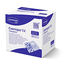 Повязка пленочная Paul Hartmann Cosmopor I.V. Transparent для фиксации внутривенных канюль 6х5 см 1шт