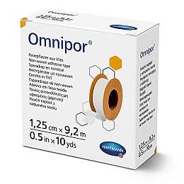 Пластырь фиксирующий бумажный Paul Hartmann Omnipor 1,25 см х 9,2 м