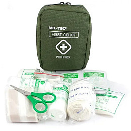 Аптечка для першої допомоги Mil-Tec midi pack 16025900 Оливковий