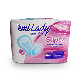 Женские урологические прокладки Cardificio Italiano Emi Lady Super 5 капель 10 шт