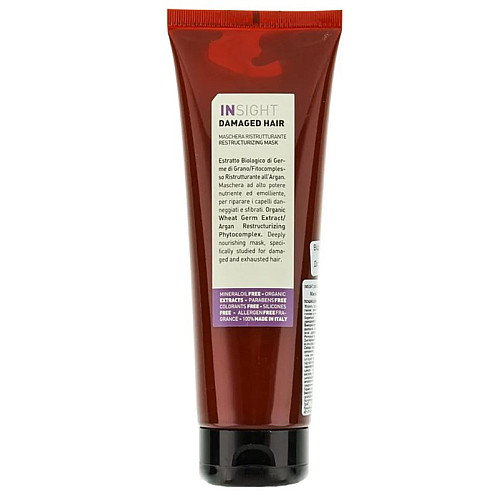 Восстанавливающая маска для поврежденных волос Insight Damaged Hair Restructurizing Mask 250 мл