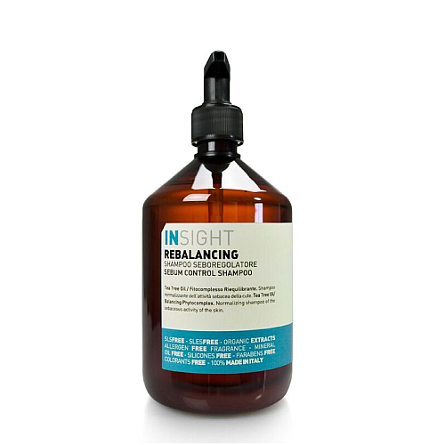 Шампунь для жирної шкіри голови Insight Rebalancing Shampoo 400 мл